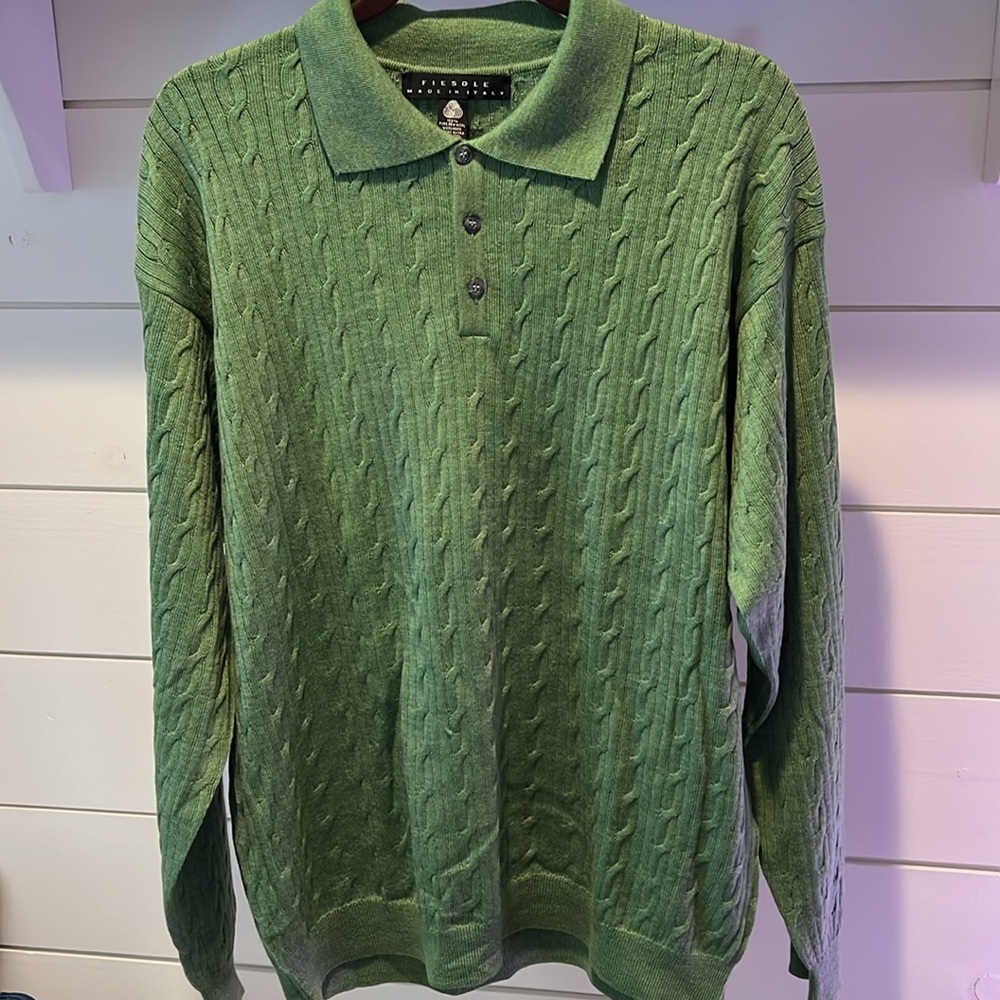 EUC/LIKE NEW!  Men's Fiesole 100% Merino Wool Sweater - Size XL
